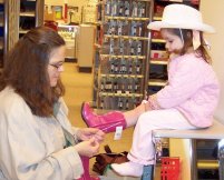 "I'm shopping for cowgirl boots." 