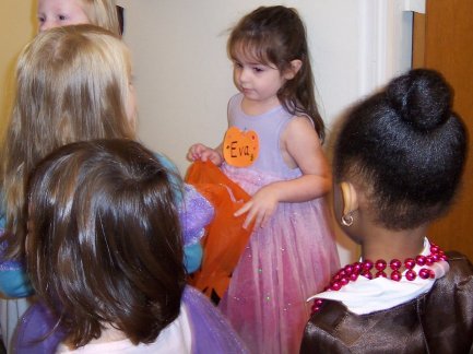 "Trick or treating at the library." (October 29)