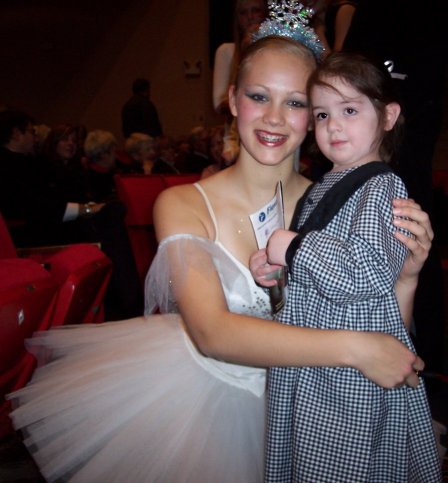 "I met my favorite ballerina at the intermission!"