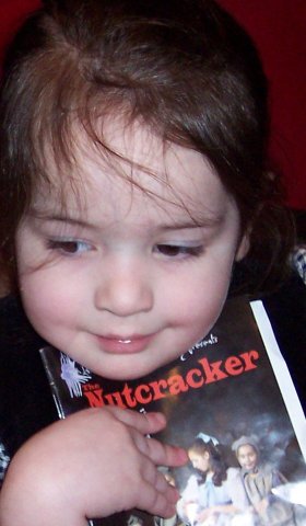"I saw 'The Nutcracker' with Mommy and Daddy!"
