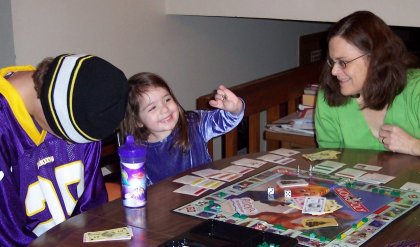 "Charles can't believe it:&nbsp; I won my first time playing Monopoly!" (December 24 / Happy Birthday, Charles)