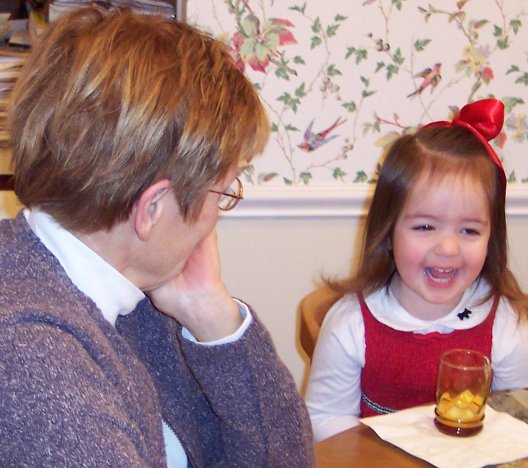 "After Christmas, we visited Grandma and..."