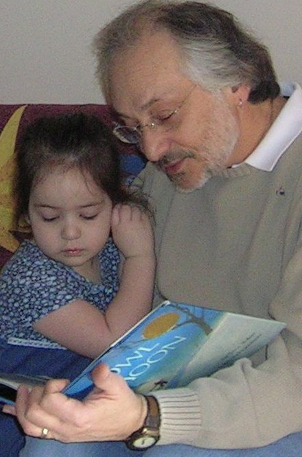 "Daddy reads to me every day of my life." (April 5)