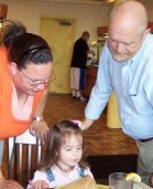 ".. Uncle Rich and Jennifer celebrated with me!"
