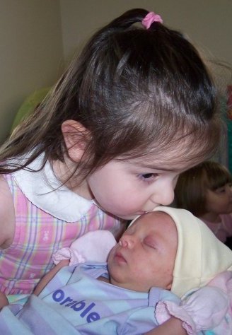 "My niece, Chloe, is just a week old!"