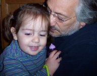 "A hug from my Daddy."