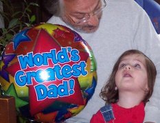 "Happy Father's Day, Daddy!" (June 18)