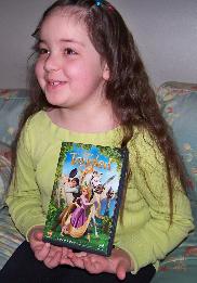 I have my very own Tangled DVD!