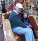 On the merry-go-round with Daddy and ...
