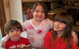 A play date with Matthew and Sabrina.