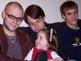 Thanksgiving with my brothers Nolan, Alex, and Charles.