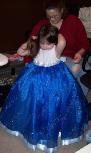 Mommy made me a Cinderella dress!