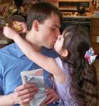 A birthday kiss for Alex! (March 21)
