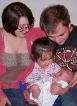 Melissa, Nolan, and Baby Chloe.