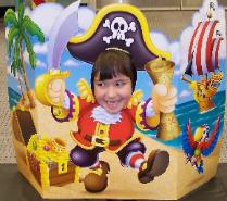 Arrgghh, maties!  At the library. (June 29)