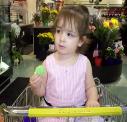 Shopping at the grocery store.