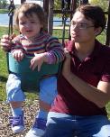 At the park with my brother Alex.