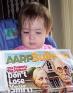Checking Daddy's AARP Bulletin