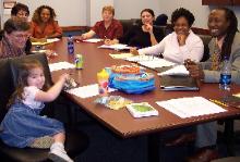 Meeting with the School of Education Diversity Committee.
