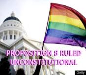 Proposition 8 Ruled Unconstitutional (The Huffington Post)