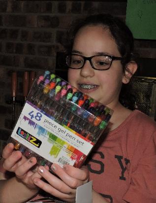 ... composition books and gel pens!
