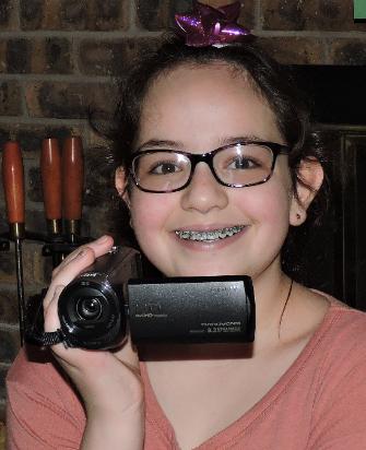 My first video camera from Mommy and Daddy!