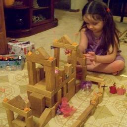 Mommy built me this very cool castle!