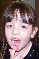 I lost my first tooth! (February 24, 2010)