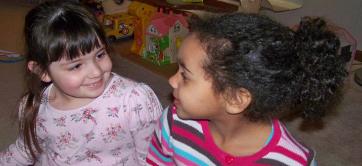 My first playdate with Isabella. (March 26)