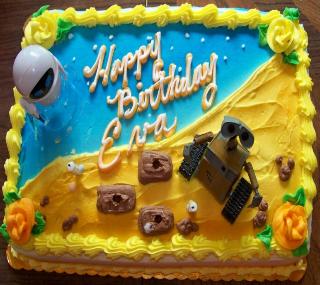My WALL-E and EVE cake.