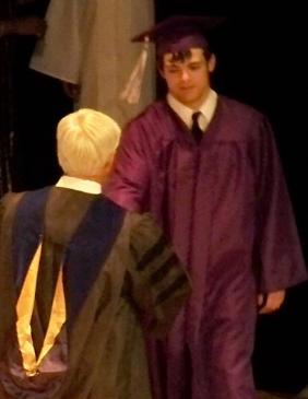 My brother Charles graduated from high school!