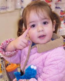 Shopping with Daddy.