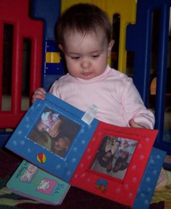 Mommy made me my very own book about me!