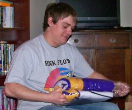 Charles scored a lot of Minnesota Vikings stuff.