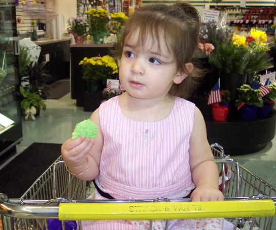 I always get a cookie at Strack's.