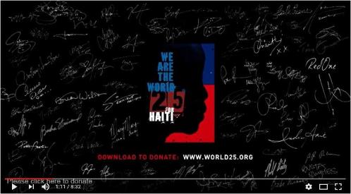 We Are The World 25 for Haiti